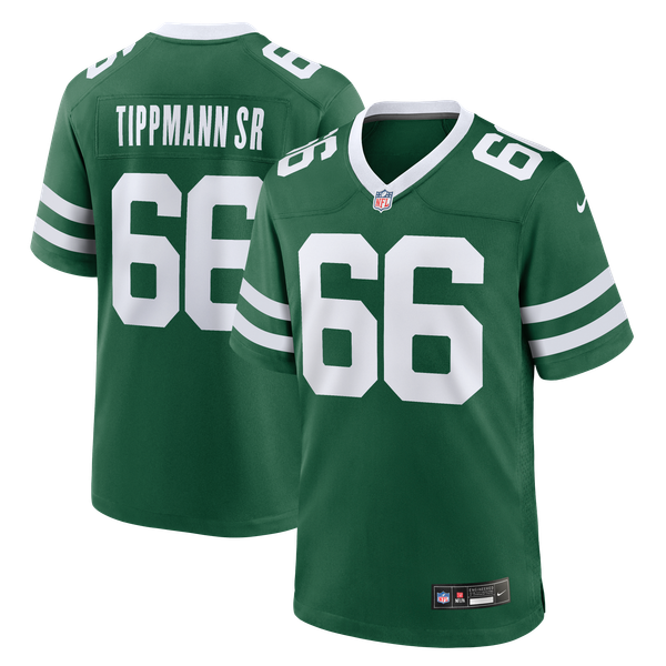 Joe Tippmann New York Jets Jersey Gool Team Game Jersey - Green
