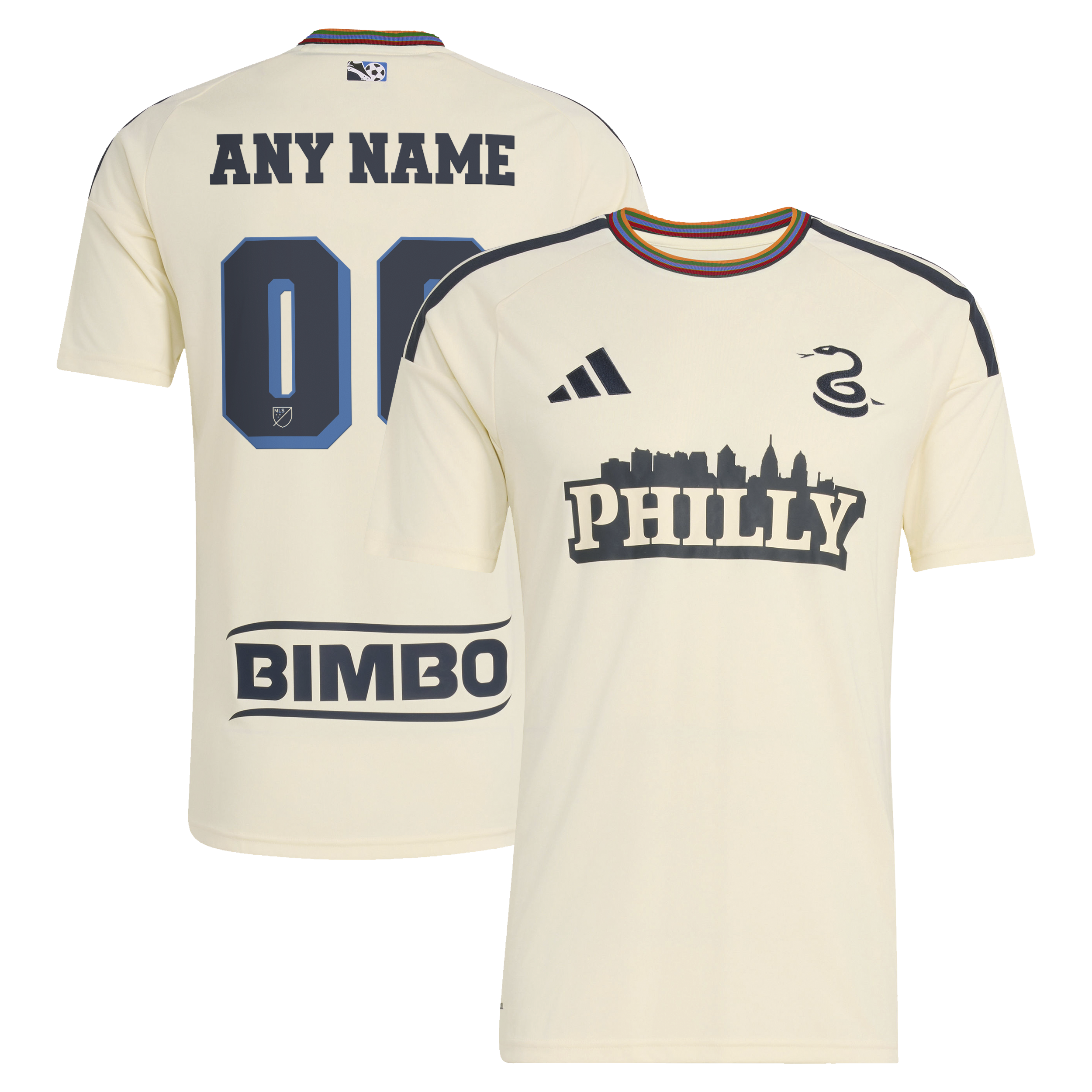 Philadelphia Union Jersey Gool 2026 Archive pro Custom Jersey - Tan