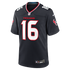 Montrell Washington Houston Texans Jersey Gool Team Game Jersey - Navy