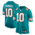 Custom Jacob Rodriguez Miami Dolphins Alternate Game Jersey Aqua