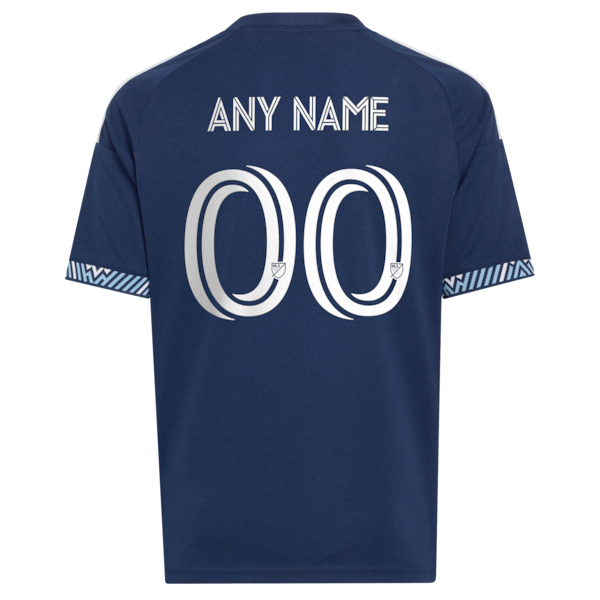 Customized Vancouver Whitecaps FC Youth 2026 The Coastal Jersey Replica Custom Jersey Blue