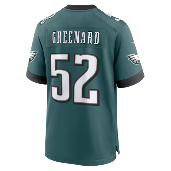 Jonathan Greenard Philadelphia Eagles Jersey Gool Team Game Jersey - Midnight Green