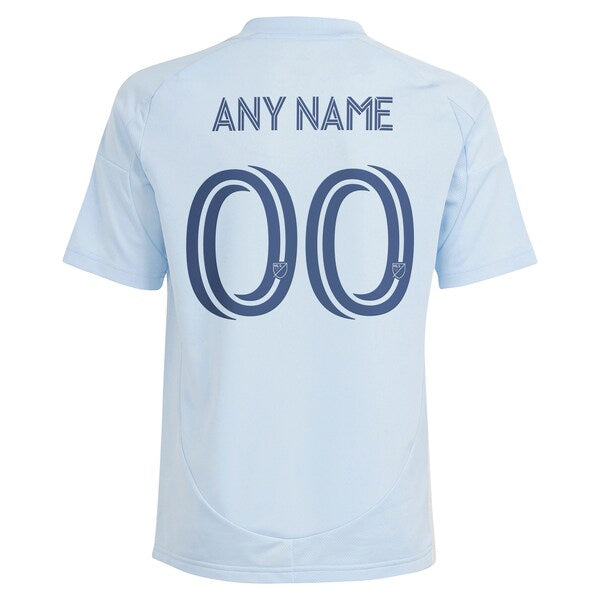 Customized Sporting Kansas City Youth 2025 One KC Replica Custom Jersey Light Blue