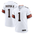 KC Concepcion Jr. Cleveland Browns Jersey Gool Game Jersey - White