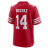 Kurtis Rourke San Francisco 49ers Jersey Gool Team Game Jersey - Scarlet