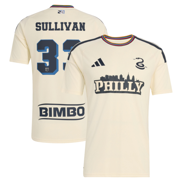 Quinn Sullivan Philadelphia Union Jersey Gool 2026 Archive pro Jersey - Tan
