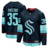 Joey Daccord Seattle Kraken Fanatics Home Breakaway Player Jersey - Deep Sea Blue