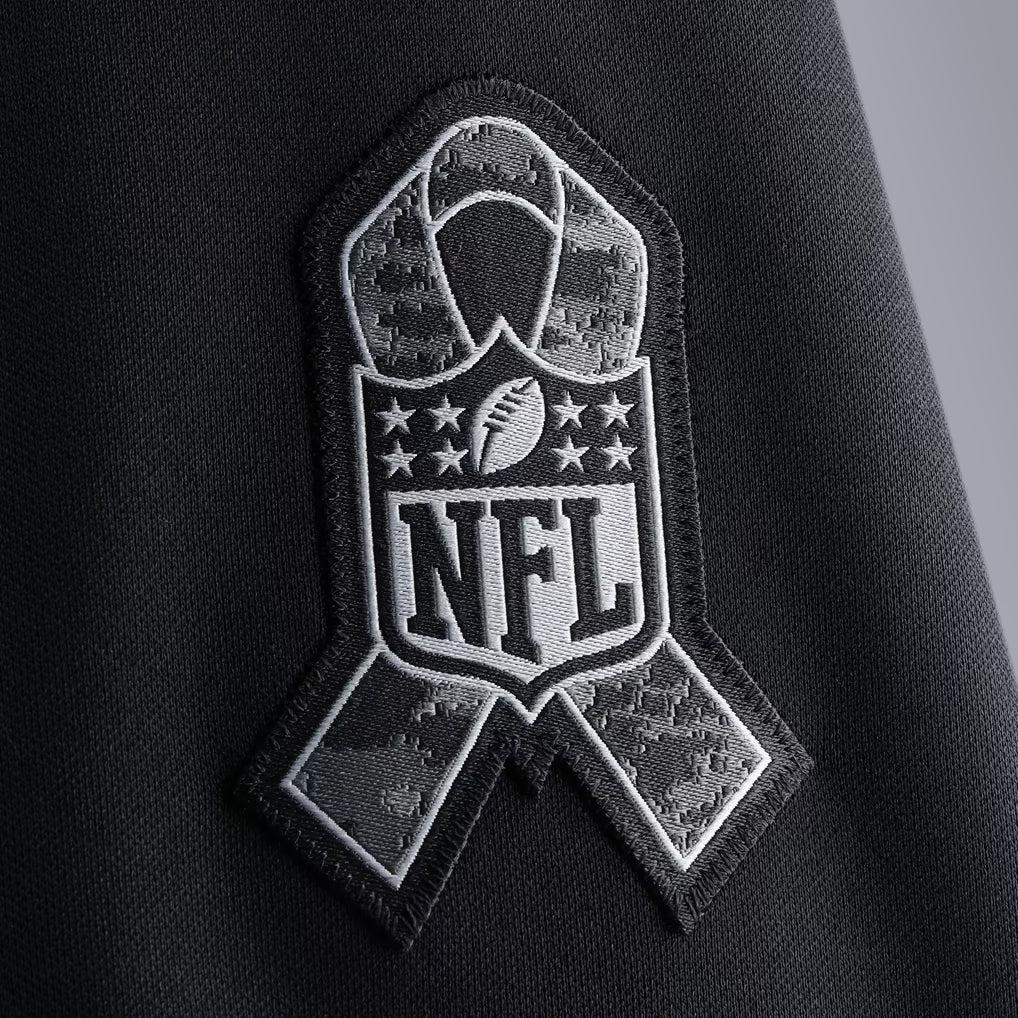 Caleb Williams Chicago Bears Nike 2026 Salute to Service Stitched Limited Jersey - Black