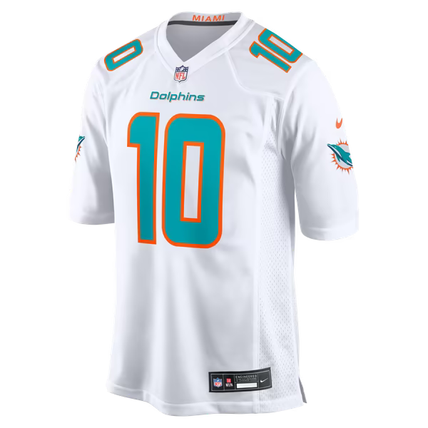 Jacob Rodriguez Miami Dolphins Jersey Gool Game Jersey - White