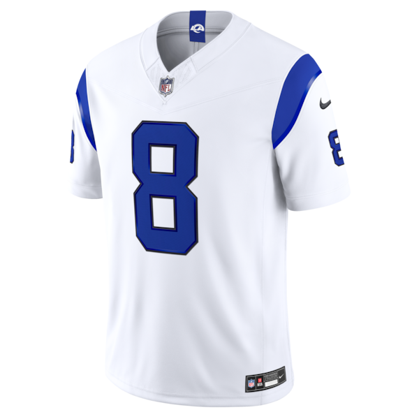 Jared Verse Los Angeles Rams Jersey Gool Alternate Fearsome White Vapor F.U.S.E. Stitched Limited Jersey - White