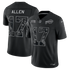 Josh Allen Buffalo Bills Jersey Gool 2026 Salute to Service Stitched Limited Jersey - Black
