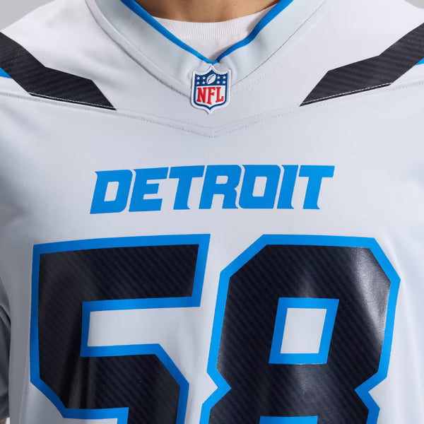 Penei Sewell Detroit Lions Jersey Gool 2026 Rivalries Collection Game Jersey - Silver