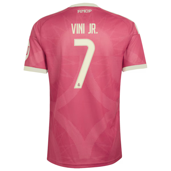 Vini Jr. Real Madrid Jersey Gool 2026/27 Third pro Jersey - Pink