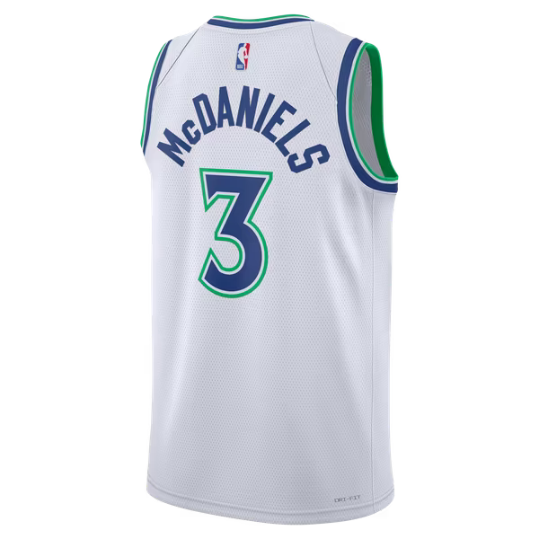 Jaden McDaniels Minnesota Timberwolves Nike Unisex Swingman Jersey - Association Edition - White