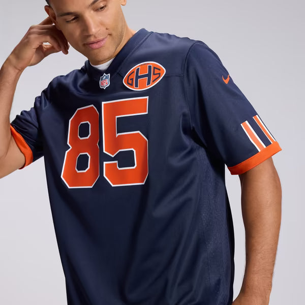 Cole Kmet Chicago Bears Jersey Gool 2026 Rivalries Collection Game Jersey - Navy