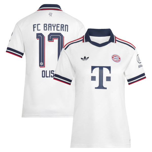 Michael Olise Bayern Munich Jersey Gool Women's 2026/27 Away pro Jersey - White
