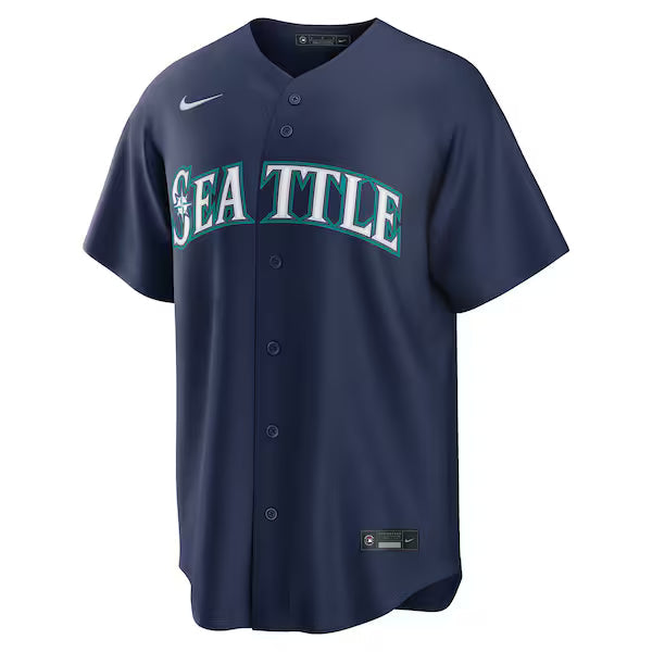 Seattle Mariners Jersey Gool Road pro Jersey - Navy