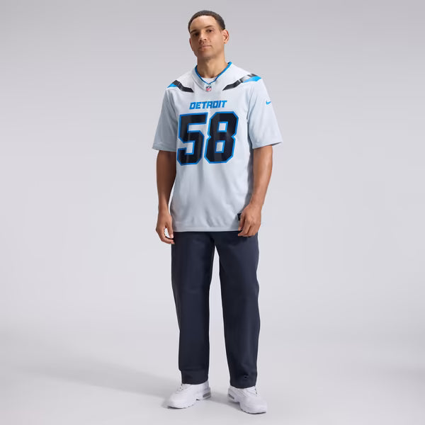 Penei Sewell Detroit Lions Jersey Gool 2026 Rivalries Collection Game Jersey - Silver