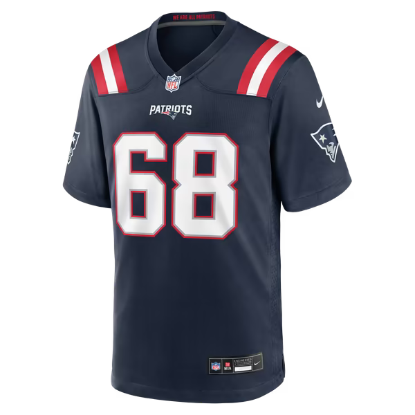 Dametrious Crownover New England Patriots Nike Team Game Jersey - Navy