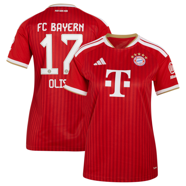 Customized Michael Olise Bayern Munich 2026/27 Home Replica Jersey Red