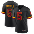 Custom Washington Commanders Jayden Daniels Alternate Game Jersey Black