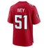 Jared Ivey Atlanta Falcons Nike Team Game Jersey - Red