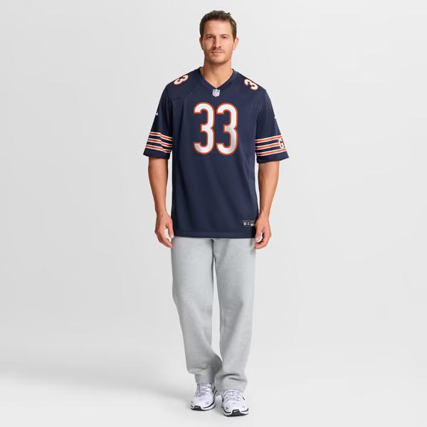 Keidron Smith Chicago Bears Jersey Gool Team Game Jersey - Navy