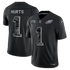 Jalen Hurts Philadelphia Eagles Jersey Gool 2026 Salute to Service Stitched Limited Jersey - Black