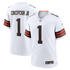 KC Concepcion Jr. Cleveland Browns Jersey Gool Game Jersey - White