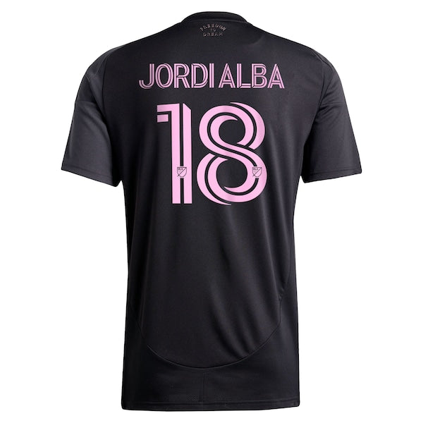 Jordi Alba Ramos Inter Miami CF Jersey Gool 2025 The Fortitude Kit pro Player Jersey - Black