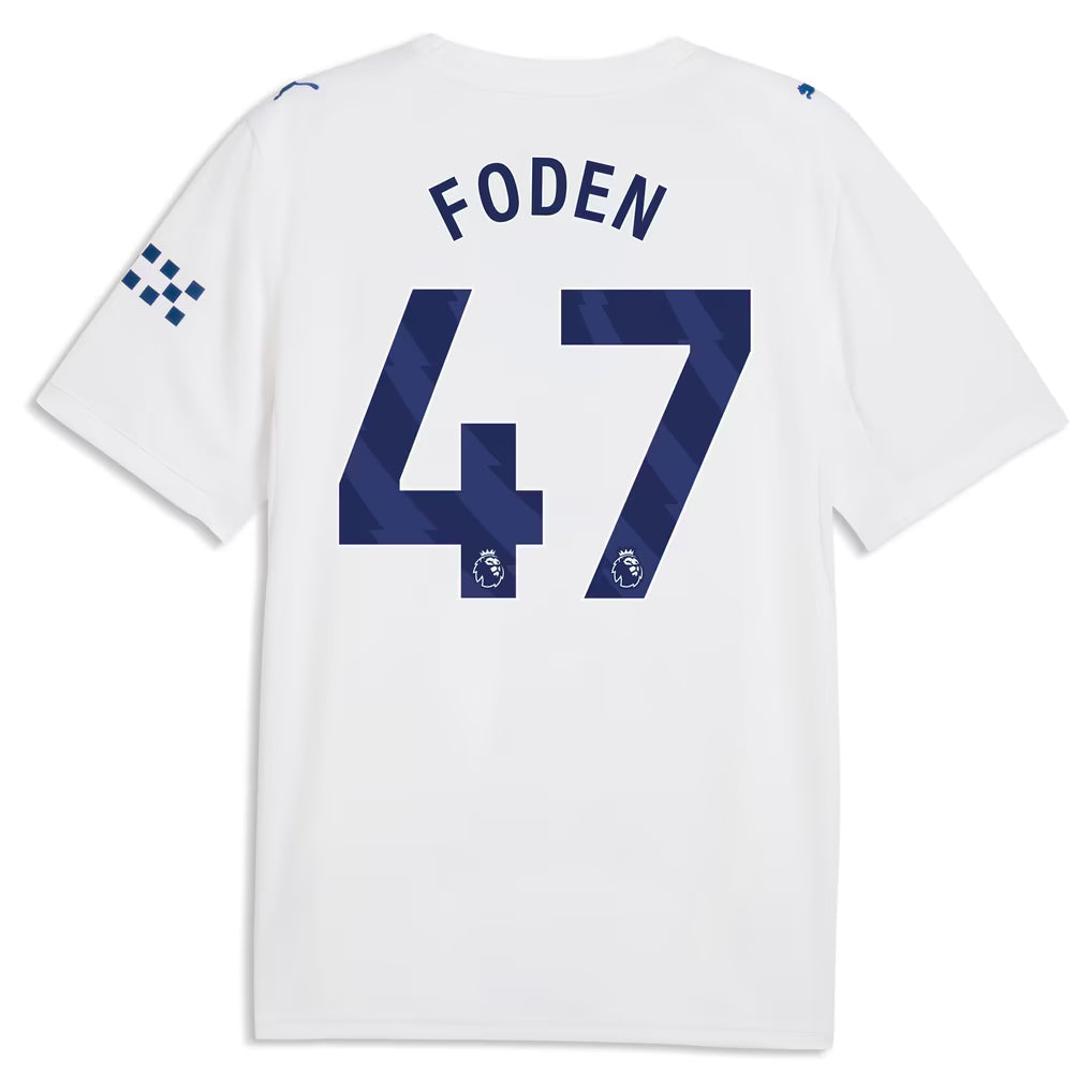Phil Foden Manchester City Jersey Gool 2026/27 Third pro Jersey - White