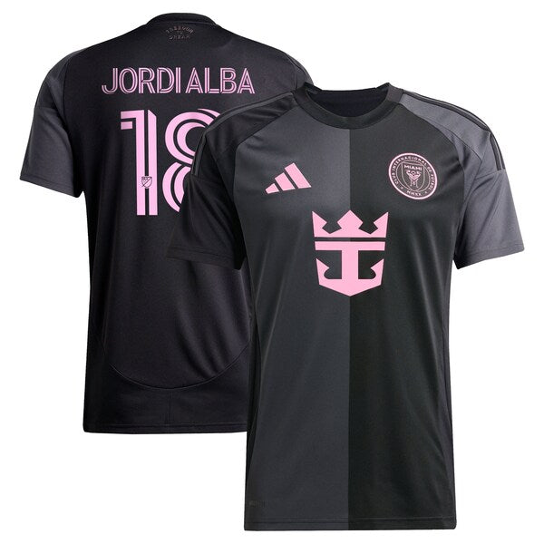 Jordi Alba Ramos Inter Miami CF Jersey Gool 2025 The Fortitude Kit pro Player Jersey - Black