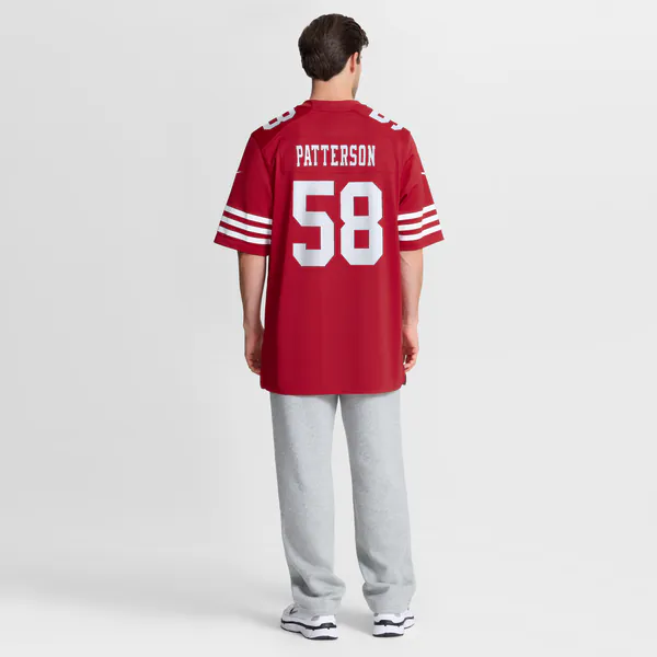 Jarrett Patterson San Francisco 49ers Nike Team Game Jersey - Scarlet