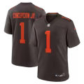 KC Concepcion Jr. Cleveland Browns Jersey Gool Game Jersey - White