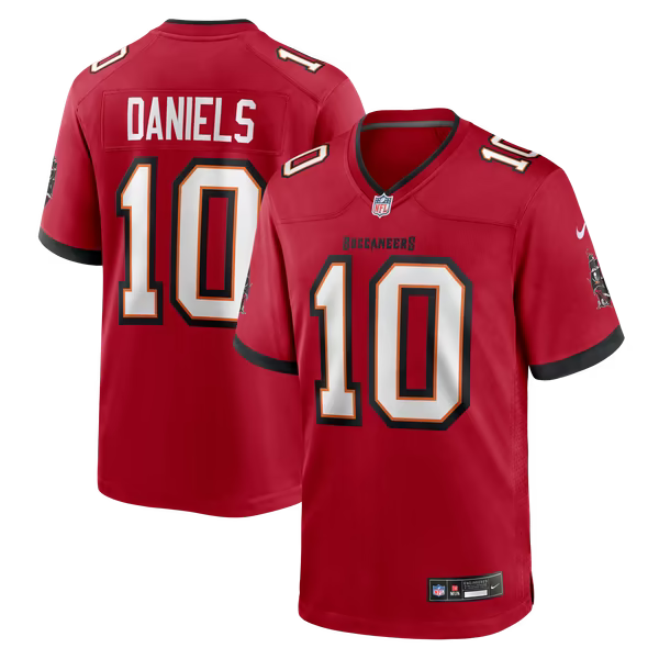 Jalon Daniels Tampa Bay Buccaneers Jersey Gool Team Game Jersey - Red