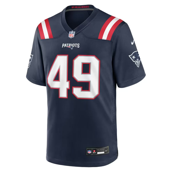 Chad Muma New England Patriots Jersey Gool Team Game Jersey - Navy