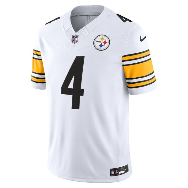 DK Metcalf Pittsburgh Steelers Jersey Gool Vapor F.U.S.E. Stitched Limited Jersey - White