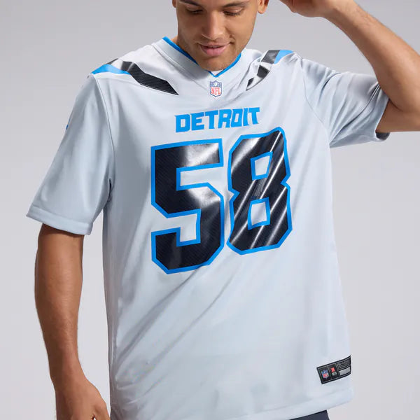Penei Sewell Detroit Lions Jersey Gool 2026 Rivalries Collection Game Jersey - Silver