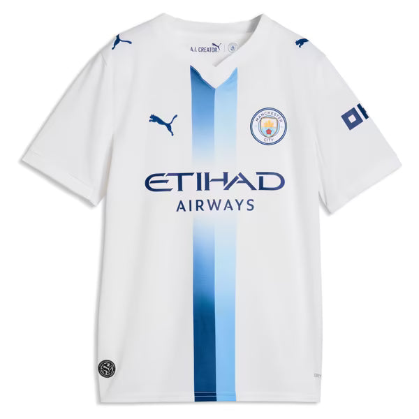 Erling Haaland Manchester City Jersey Gool Youth 2026/27 Third pro Jersey - White