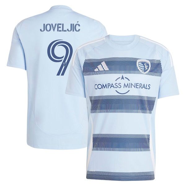 Customized Dejan Joveljic Sporting Kansas City 2025 One KC Replica Player Jersey Light Blue