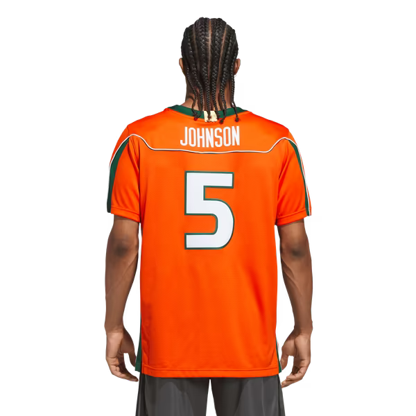 Andre Johnson Miami Hurricanes Jersey Gool Home It's Back Premier Jersey - Orange