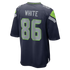 Ricky White Seattle Seahawks Jersey Gool Team Game Jersey - College Navy
