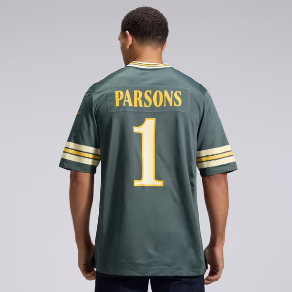 Micah Parsons Green Bay Packers Jersey Gool 2026 Rivalries Collection Game Jersey - Green