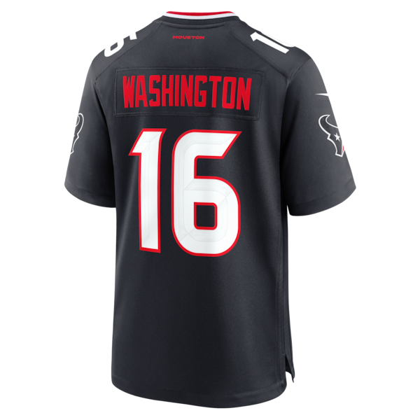 Montrell Washington Houston Texans Jersey Gool Team Game Jersey - Navy