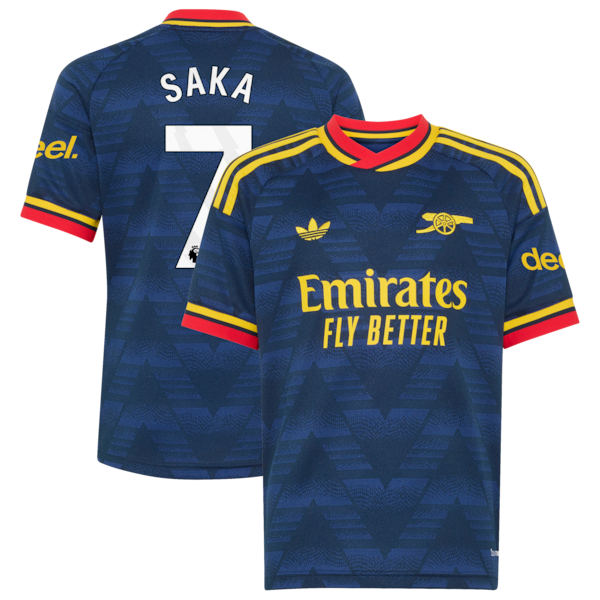 Bukayo Saka Arsenal Jersey Gool Youth 2026/27 Away pro Jersey - Navy