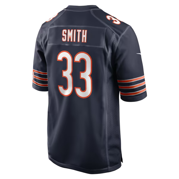Keidron Smith Chicago Bears Jersey Gool Team Game Jersey - Navy