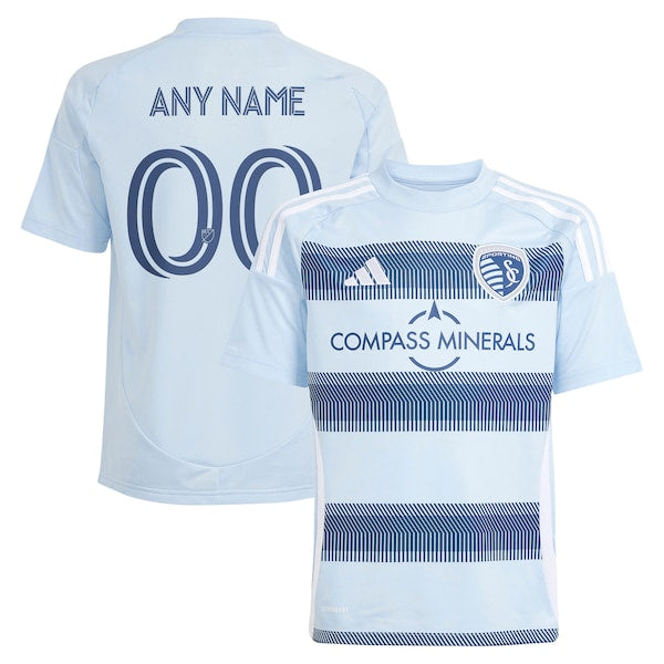 Customized Sporting Kansas City Youth 2025 One KC Replica Custom Jersey Light Blue