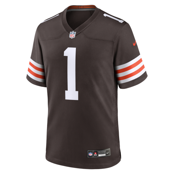 KC Concepcion Jr. Cleveland Browns Jersey Gool Team Game Jersey - Brown