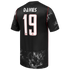 Alphonso Davies Canada Soccer Custom 2026 Away Authentic Jersey - Black - Jersey Teams World