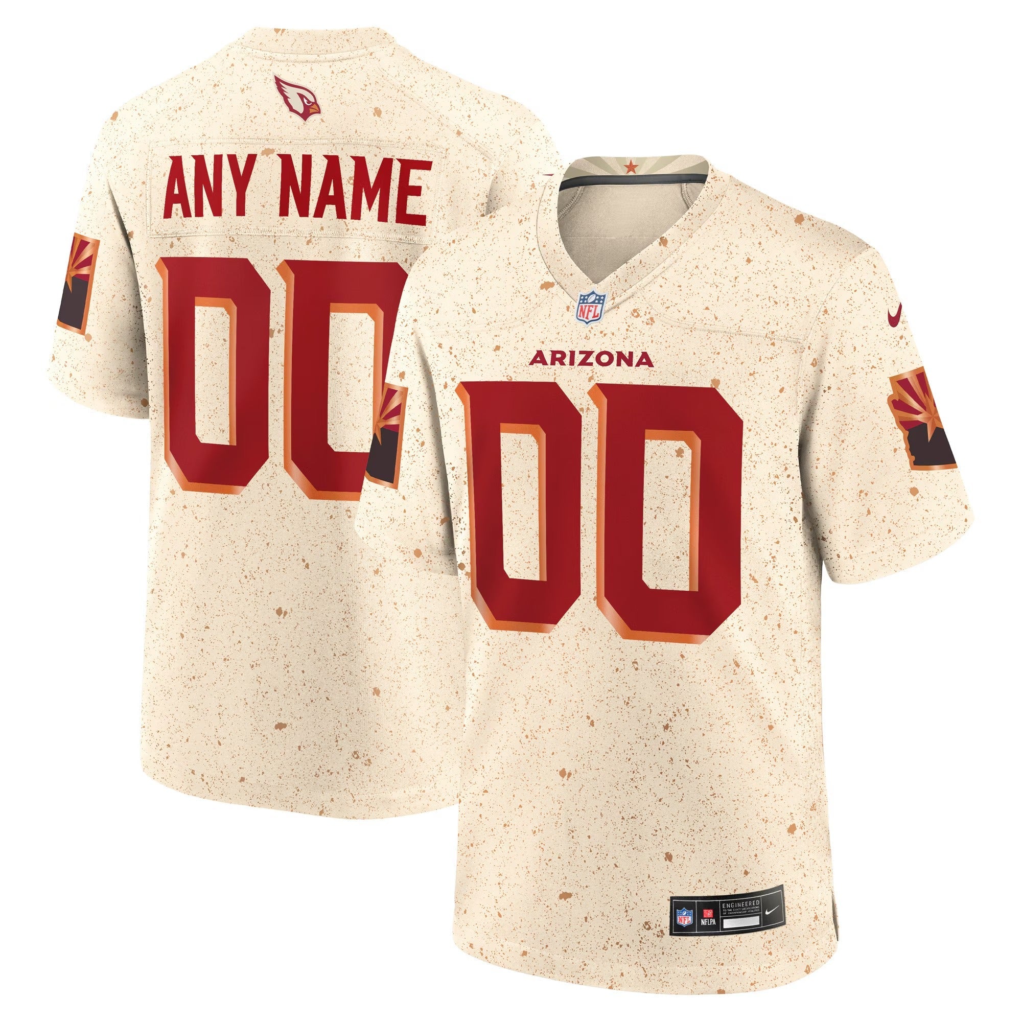 Arizona Cardinals Jersey Gool - 2026 Rivalries Collection Customized Game Replica Jersey - Natural